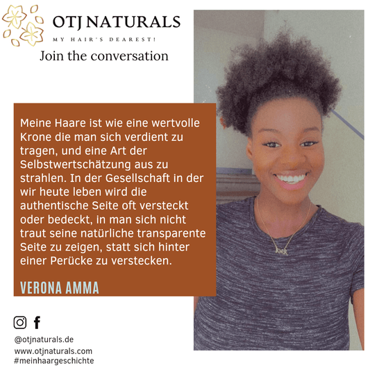 Afrohaare Deutschland - Haargeschichten von Verona Amma - Afro 4c Haare - OTJ Naturals