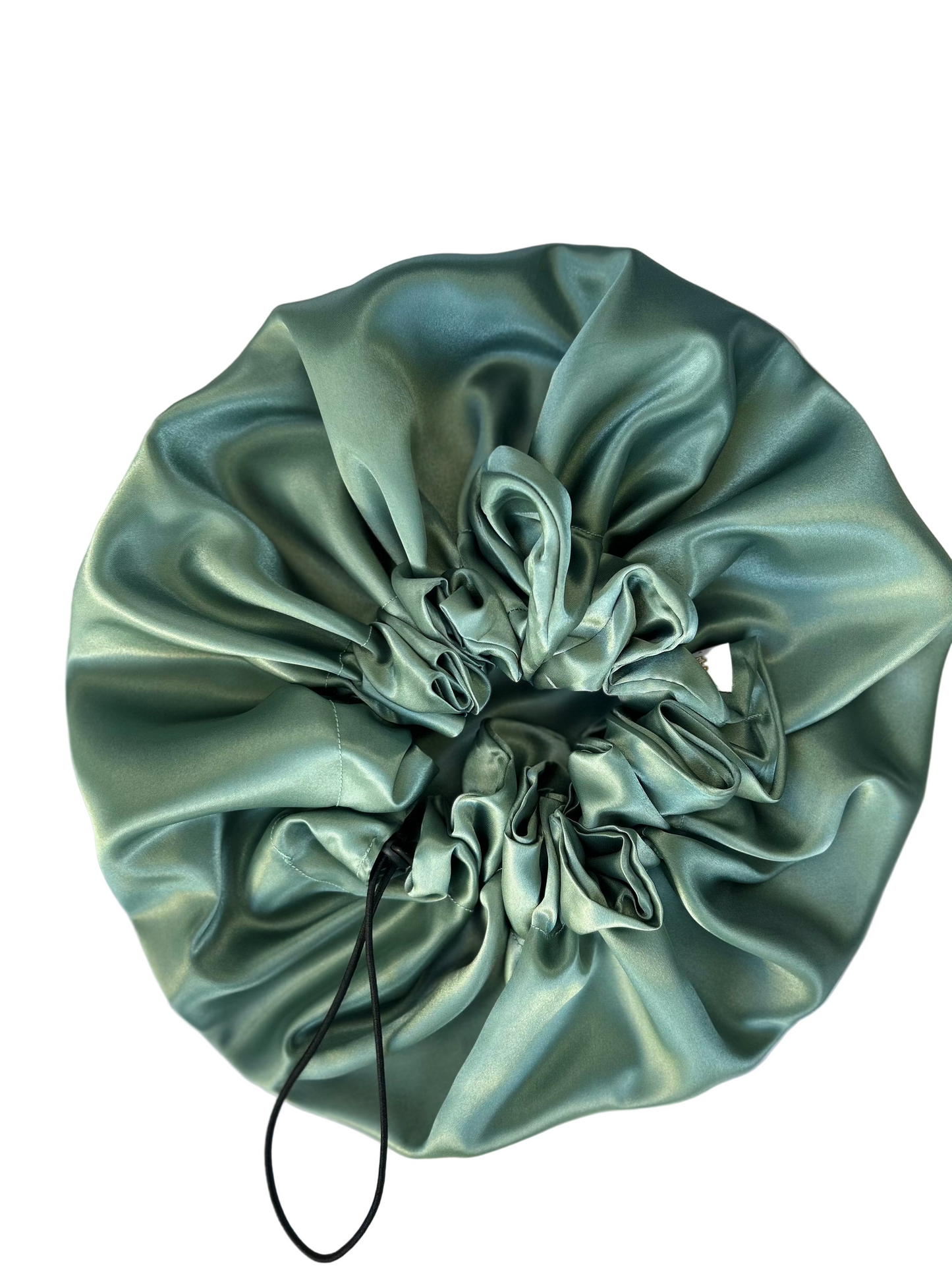 Nnena Premium Satin Bonnet – Doppellagige Schlafhaube für Locken