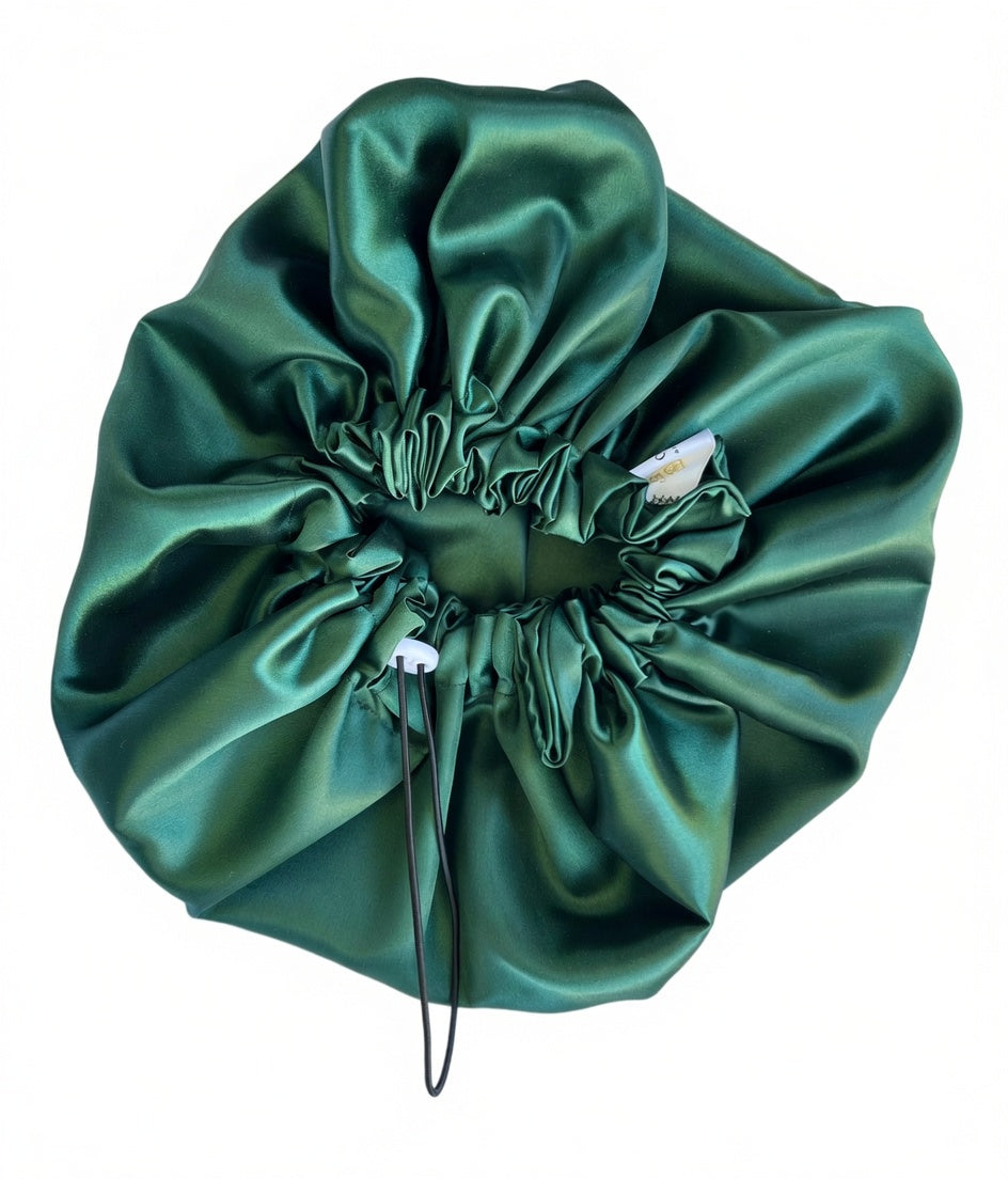 Nnena Premium Satin Bonnet – Double-Layer Sleep Bonnet for Curls
