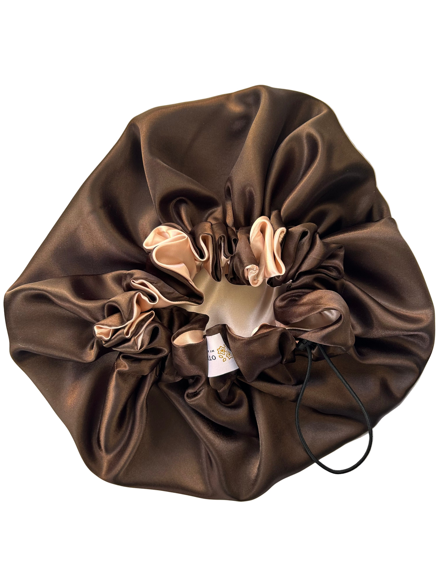 Osamu Satin Bonnet – Handgemachte Schlafhaube für Lockenschutz