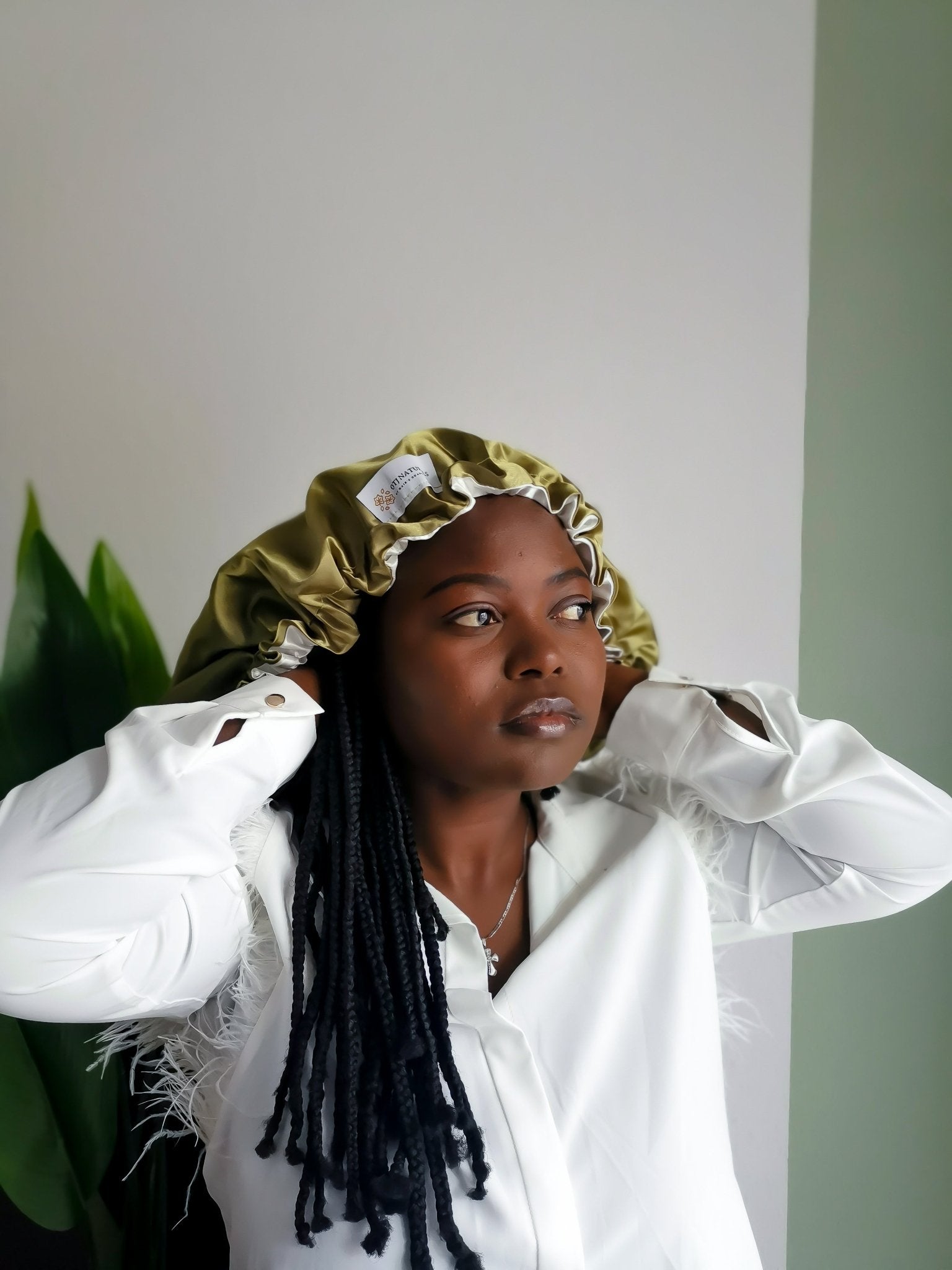 Mudia Satin Hair Bonnet - OTJ Naturals