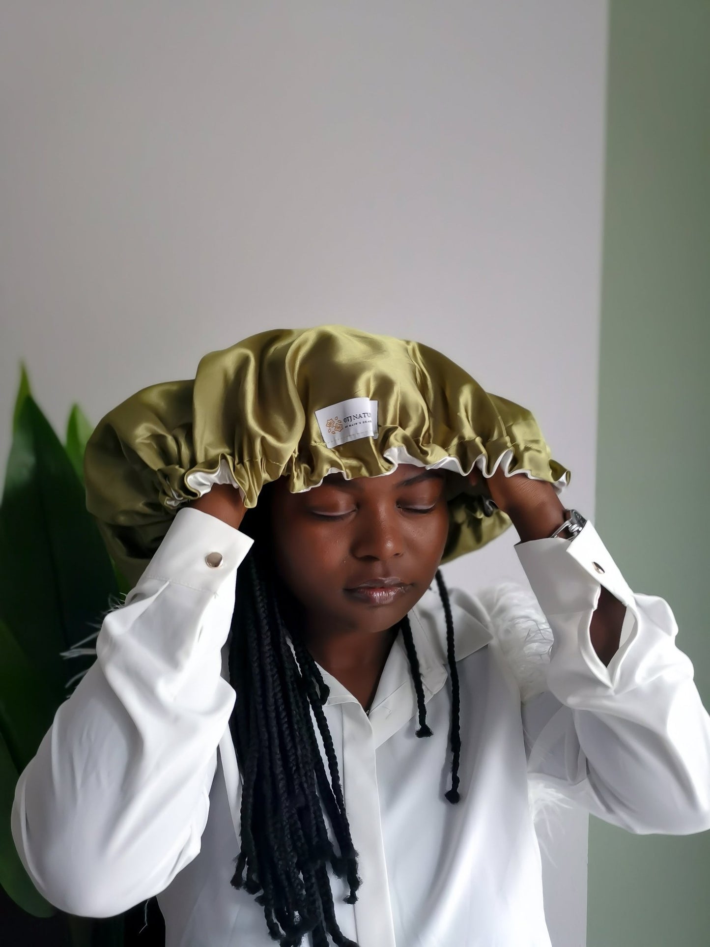 Mudia Satin Hair Bonnet - OTJ Naturals