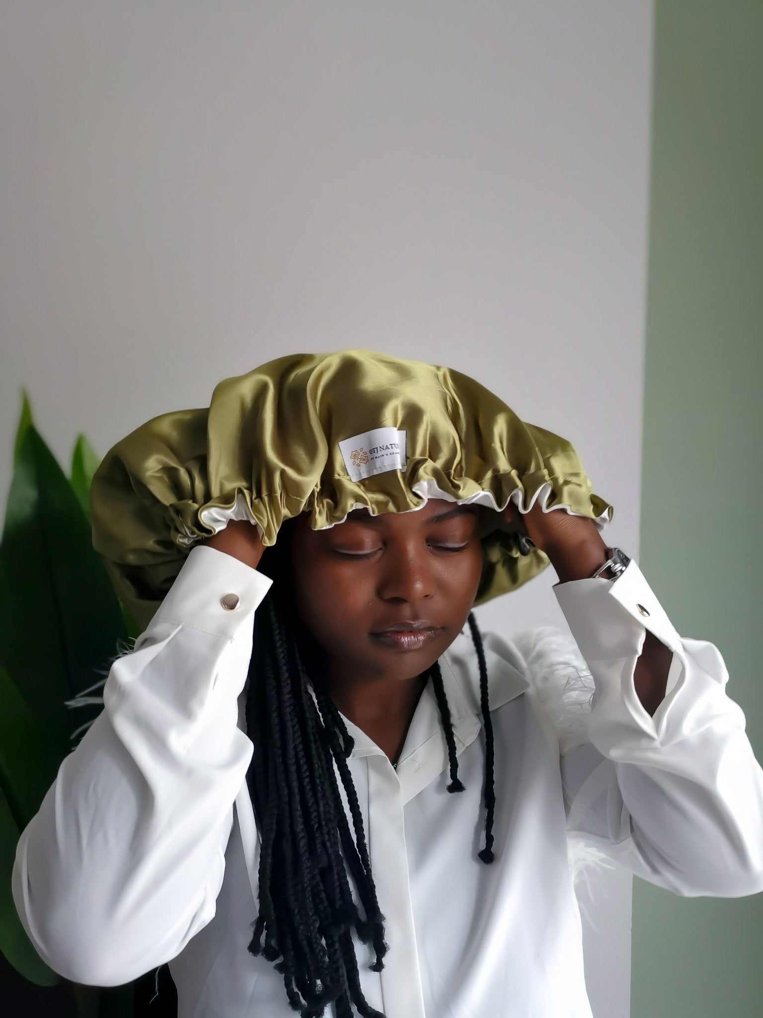 Mudia Satin Hair Bonnet - OTJ Naturals
